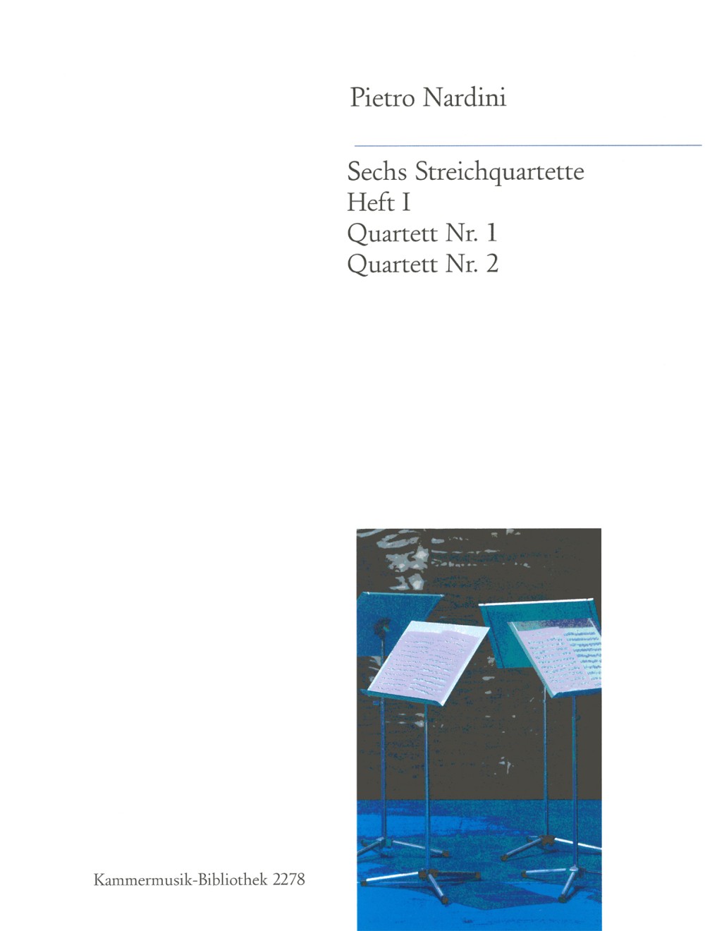 Vorderes Coverbild 6 Streichquartette Heft 1