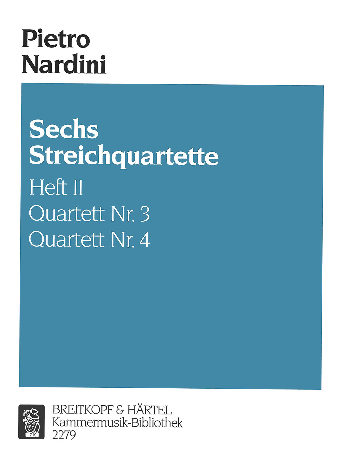 Vorderes Coverbild 6 Streichquartette Heft 2