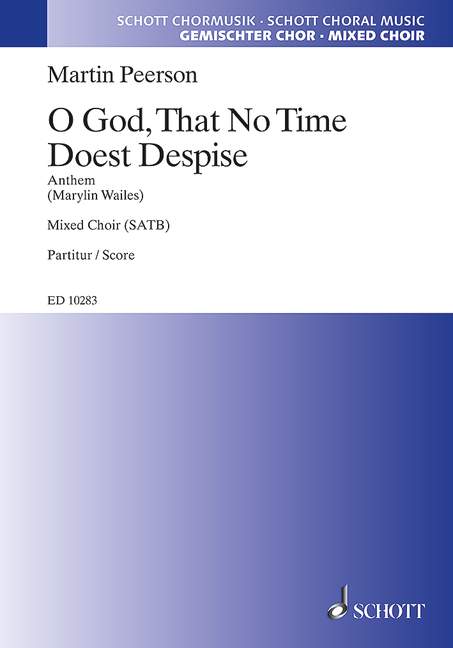 Vorderes Coverbild O God, That No Time Doest Despise 