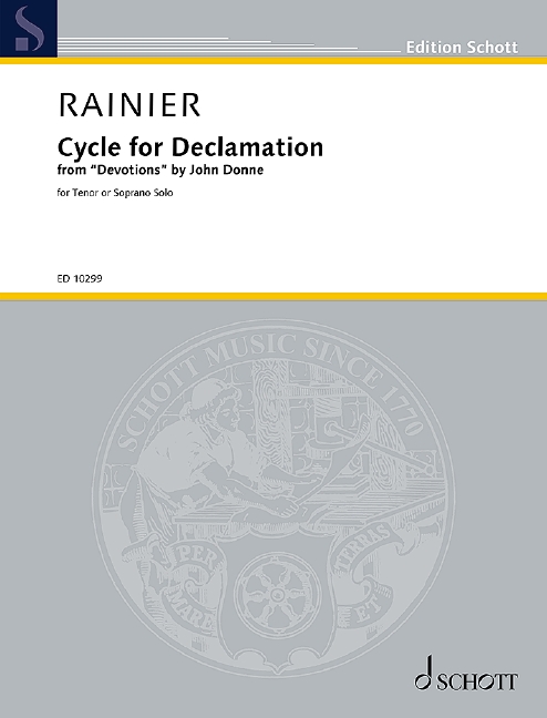 Vorderes Coverbild Cycle for Declamation 