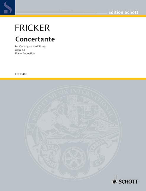 Vorderes Coverbild Concertante Nr. 1 op. 13 