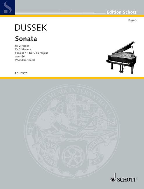 Vorderes Coverbild Sonata F-Dur op. 26 