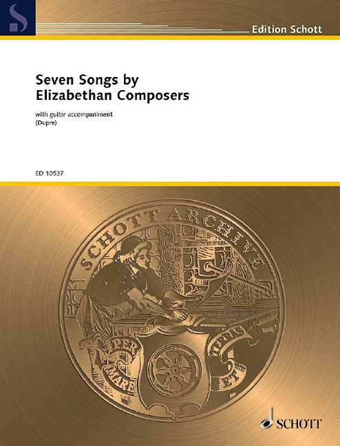 Vorderes Coverbild Seven songs by Elizabethan Composers 