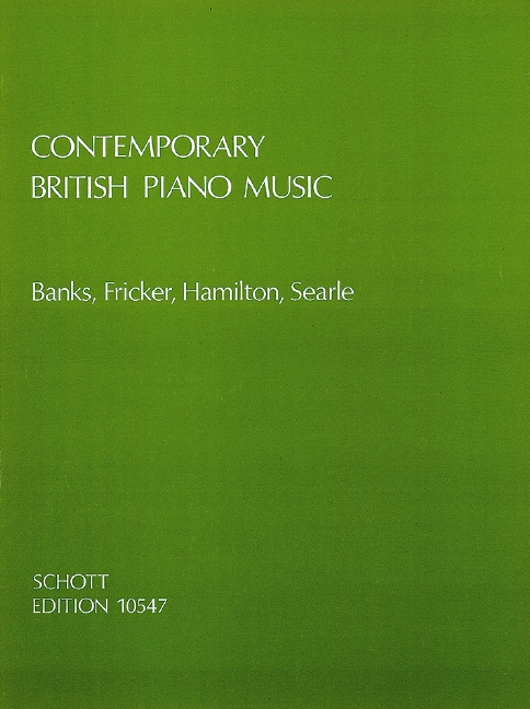 Vorderes Coverbild Contemporary British Piano Music 