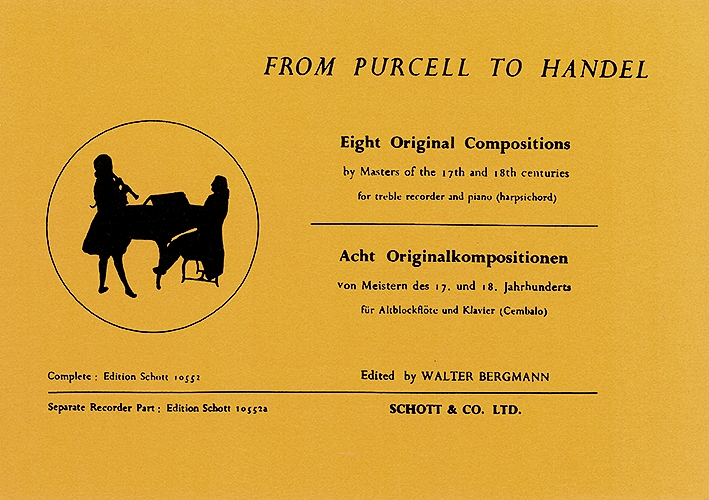Vorderes Coverbild From Purcell to Händel 
