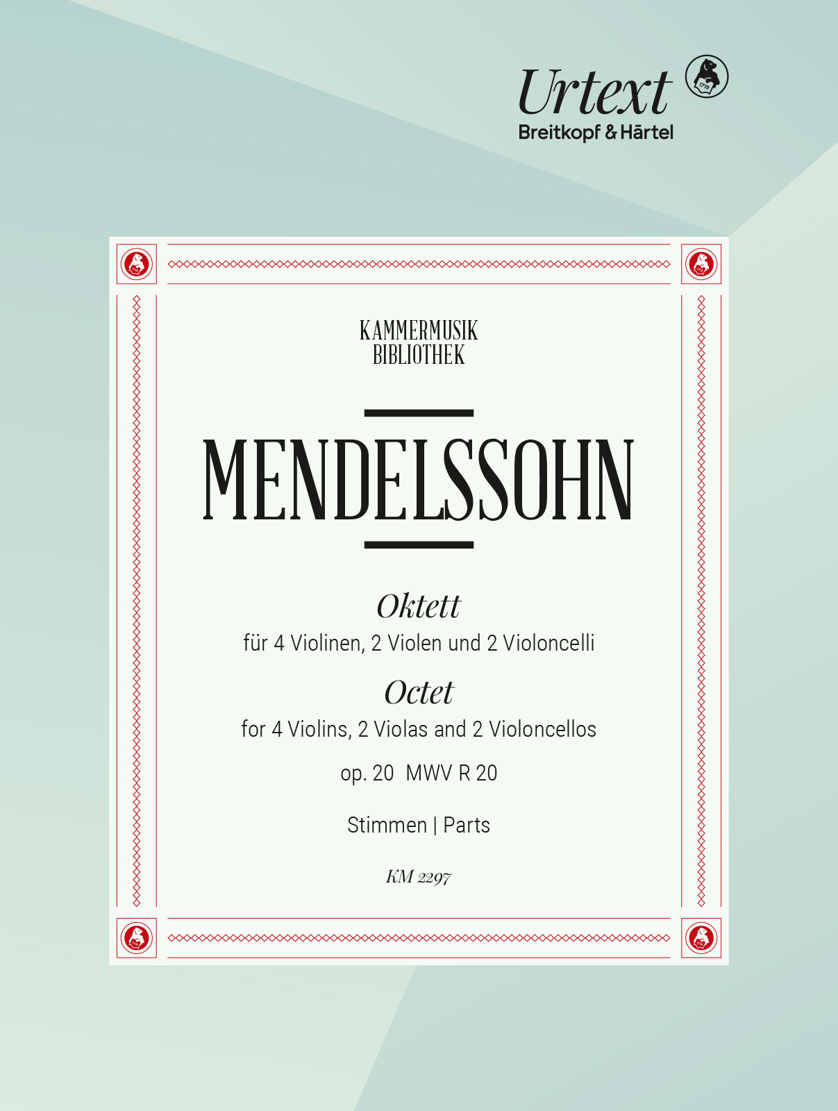 Vorderes Coverbild Oktett op. 20 MWV R 20
