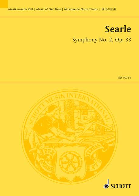 Vorderes Coverbild Symphony Nr. 2 op. 33 