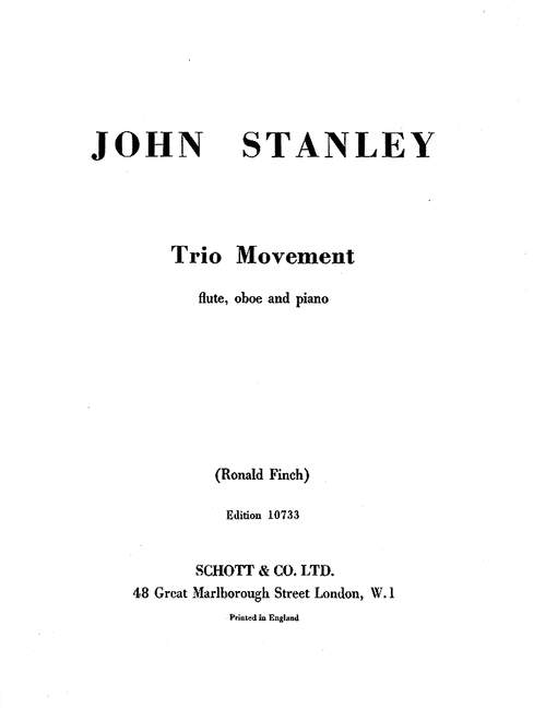 Vorderes Coverbild Trio Movement 