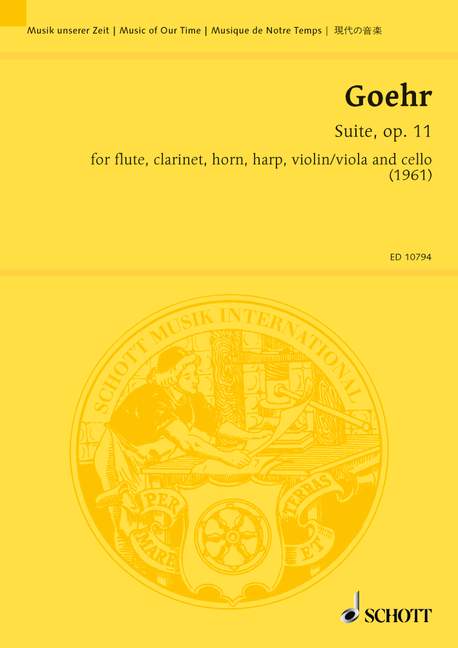 Vorderes Coverbild Suite op. 11 