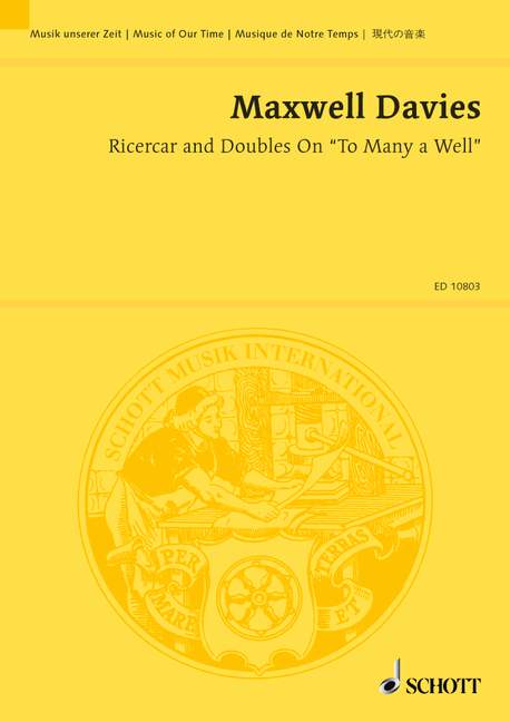 Vorderes Coverbild Ricercar and Doubles op. 10 