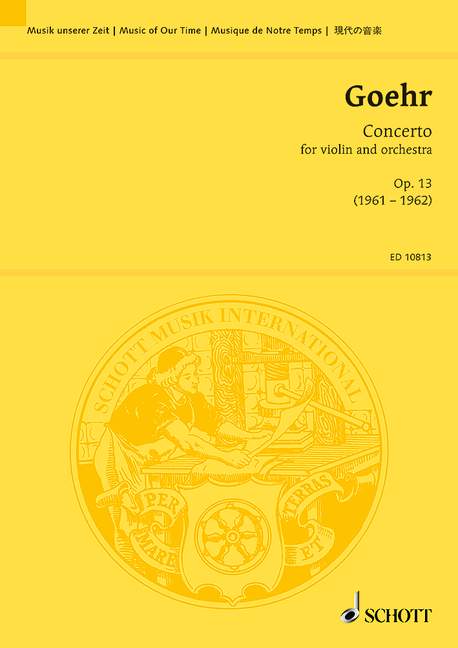 Vorderes Coverbild Concerto op. 13 