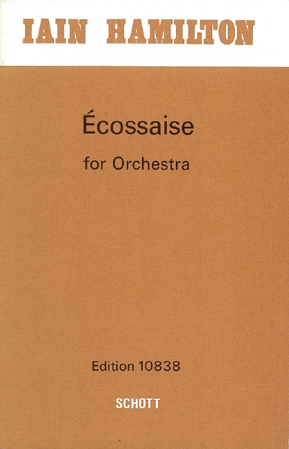Vorderes Coverbild Ecossaise 