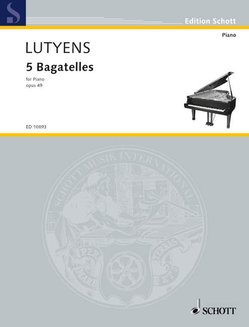 Vorderes Coverbild 5 Bagatelles op. 49 