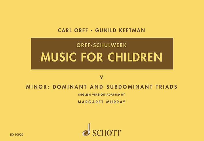 Vorderes Coverbild Music for Children Band 5