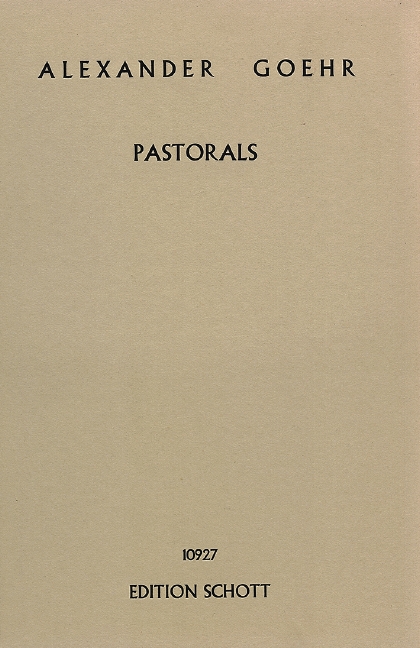 Vorderes Coverbild Pastorals op. 19 
