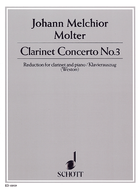 Vorderes Coverbild Klarinetten-Konzert Nr. 3 