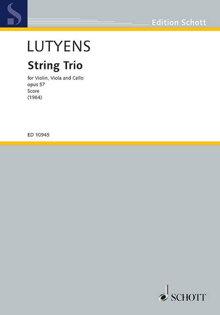 Vorderes Coverbild String Trio op. 57 
