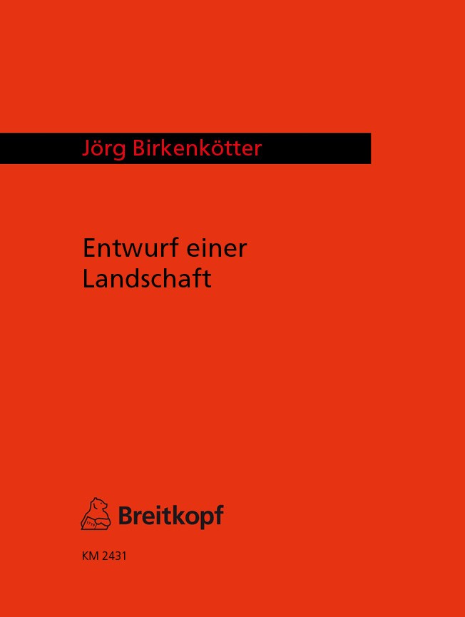 Vorderes Coverbild Entwurf einer Landschaft