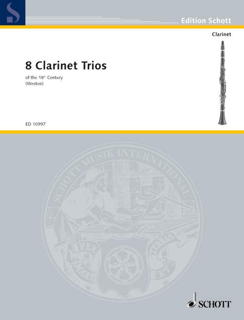 Vorderes Coverbild 8 Klarinetten-Trios des 18. Jahrhunderts 