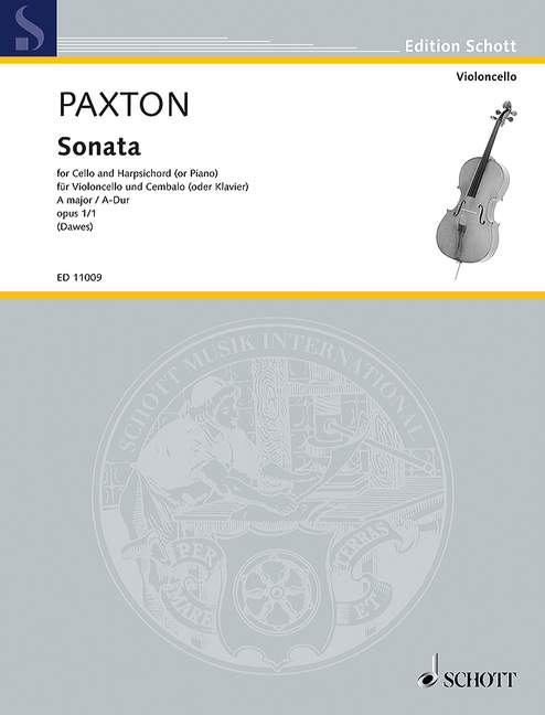 Vorderes Coverbild Sonata A-Dur op. 1/1 