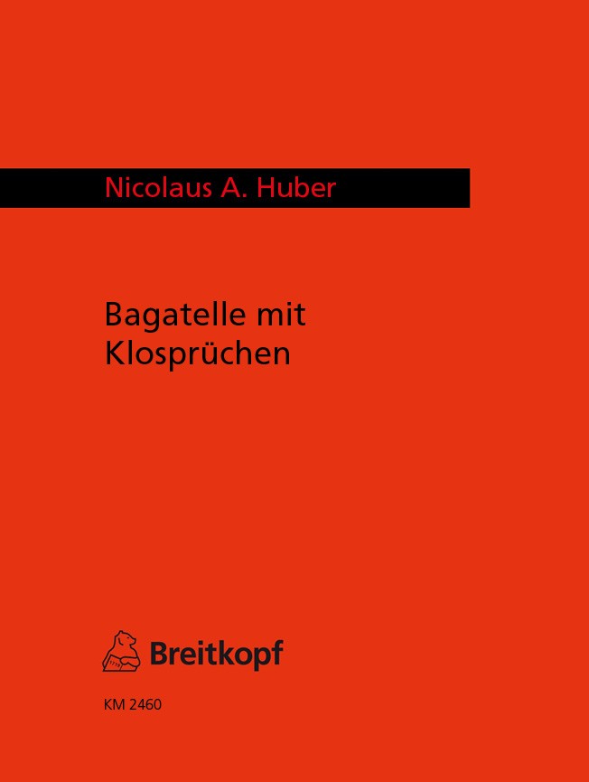 Vorderes Coverbild Bagatelle mit Klosprüchen