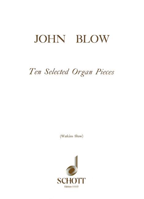 Vorderes Coverbild Ten Selected Organ Pieces 