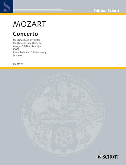 Vorderes Coverbild Concerto A-Dur KV 622 