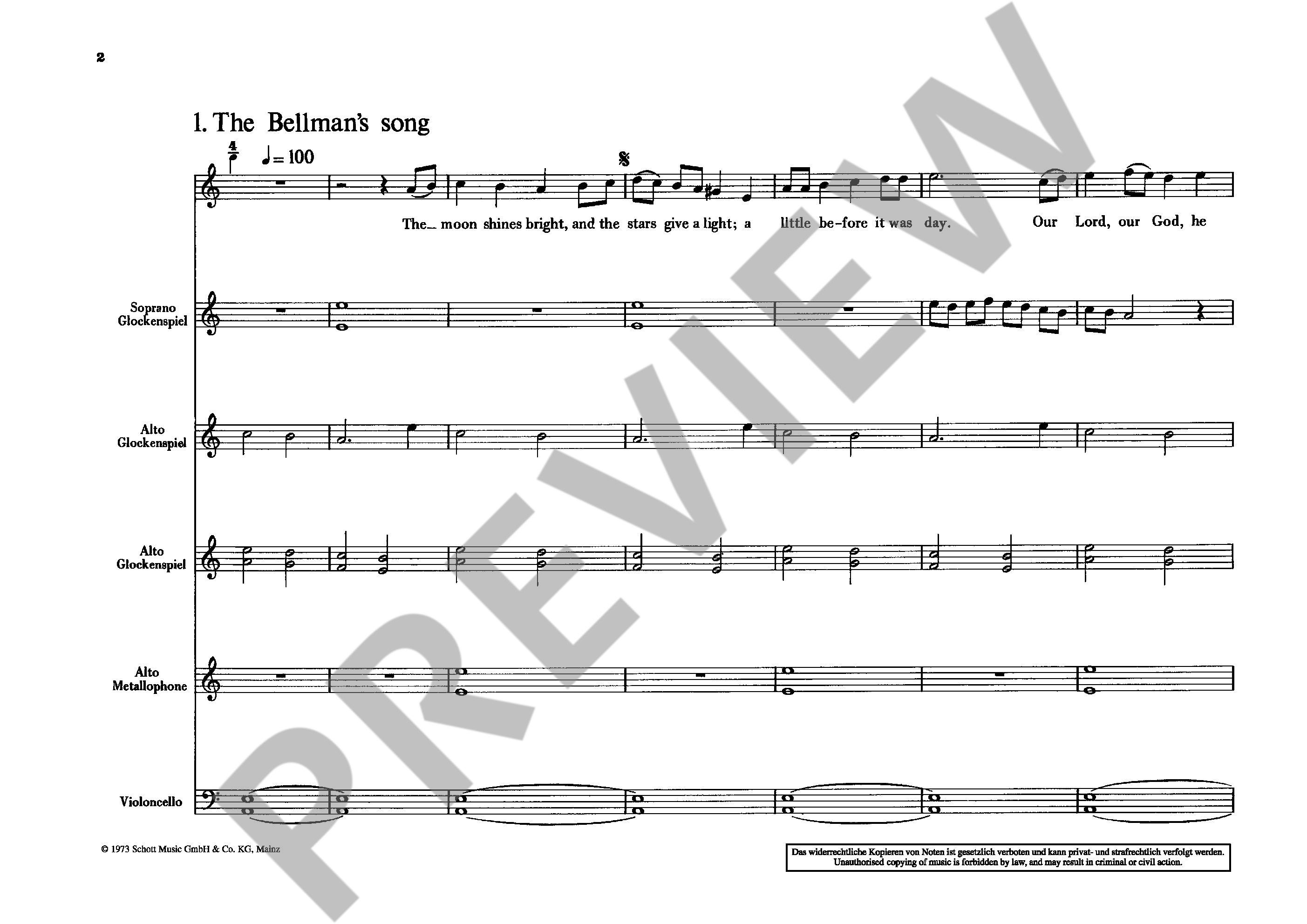 Anderes Coverbild Nine Carols 