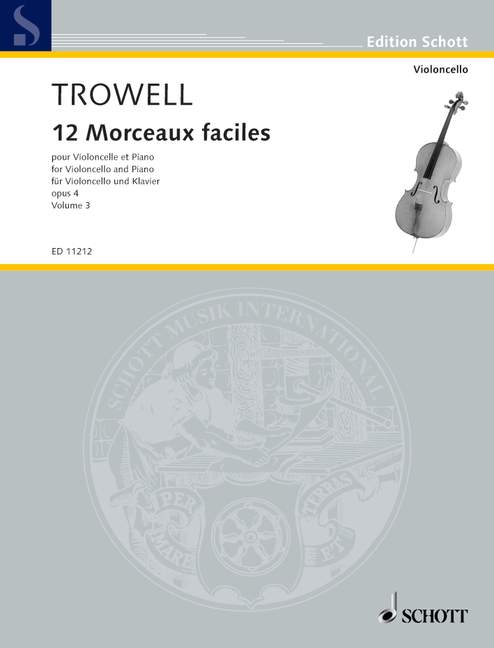 Vorderes Coverbild 12 Morceaux faciles op. 4 