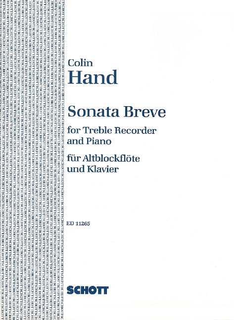 Vorderes Coverbild Sonata breve 