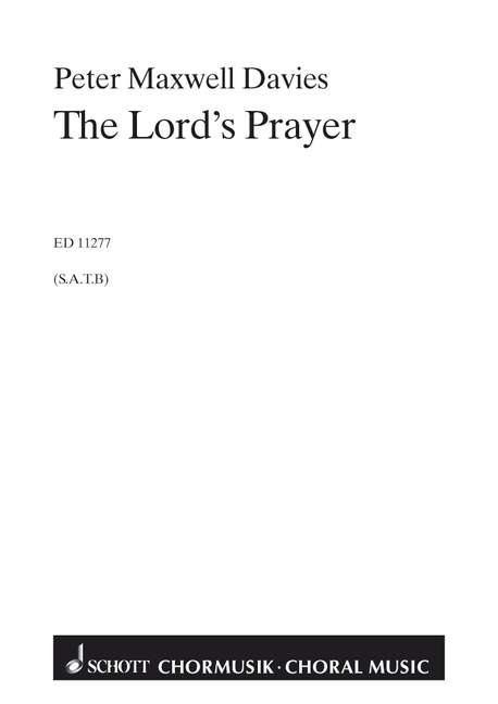 Vorderes Coverbild The Lord's Prayer op. 21 