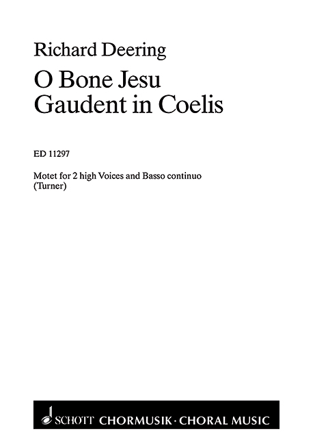 Vorderes Coverbild O bone Jesus - Gaudent in coelis 