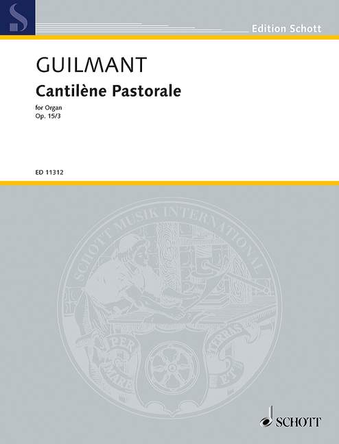 Vorderes Coverbild Cantilène Pastorale op. 15/3 