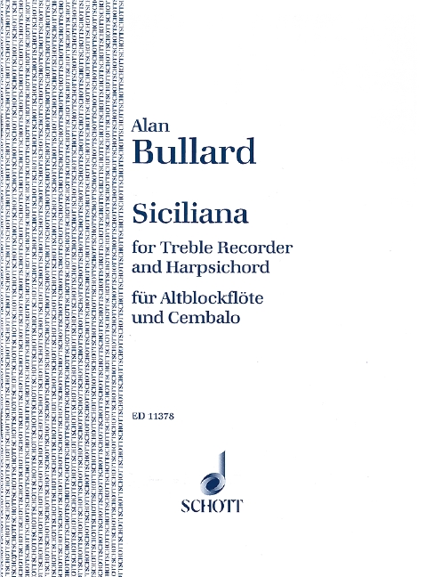 Vorderes Coverbild Siciliana 