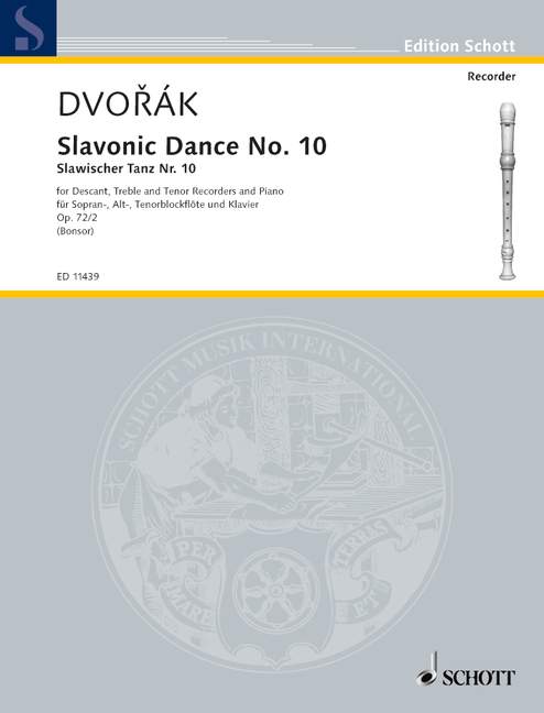 Vorderes Coverbild Slawischer Tanz Nr. 10 op. 72/2 