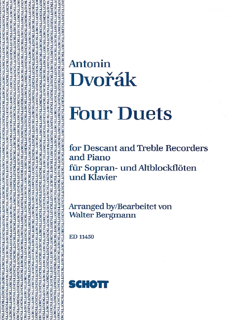 Vorderes Coverbild 4 Duette op. 38 