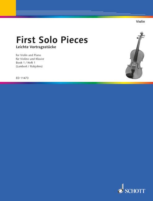 Vorderes Coverbild First Solo Pieces Band 1