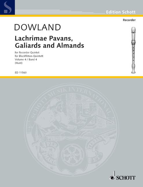 Vorderes Coverbild Lachrimae Pavans, Galiards and Almands 