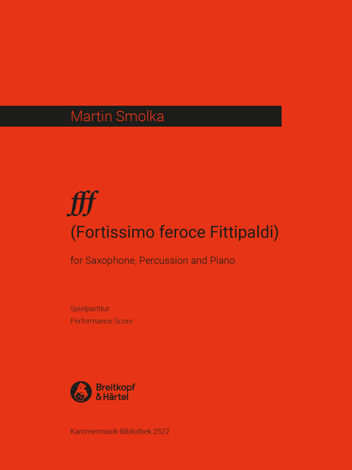 Vorderes Coverbild fff - Fortissimo feroce Fittipaldi