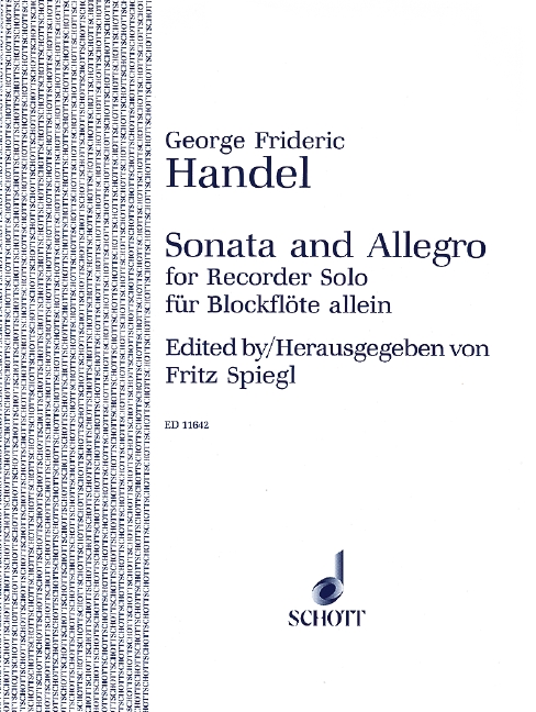 Vorderes Coverbild Sonata und Allegro 