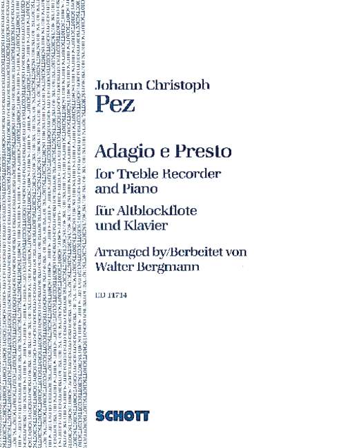 Vorderes Coverbild Adagio e Presto 