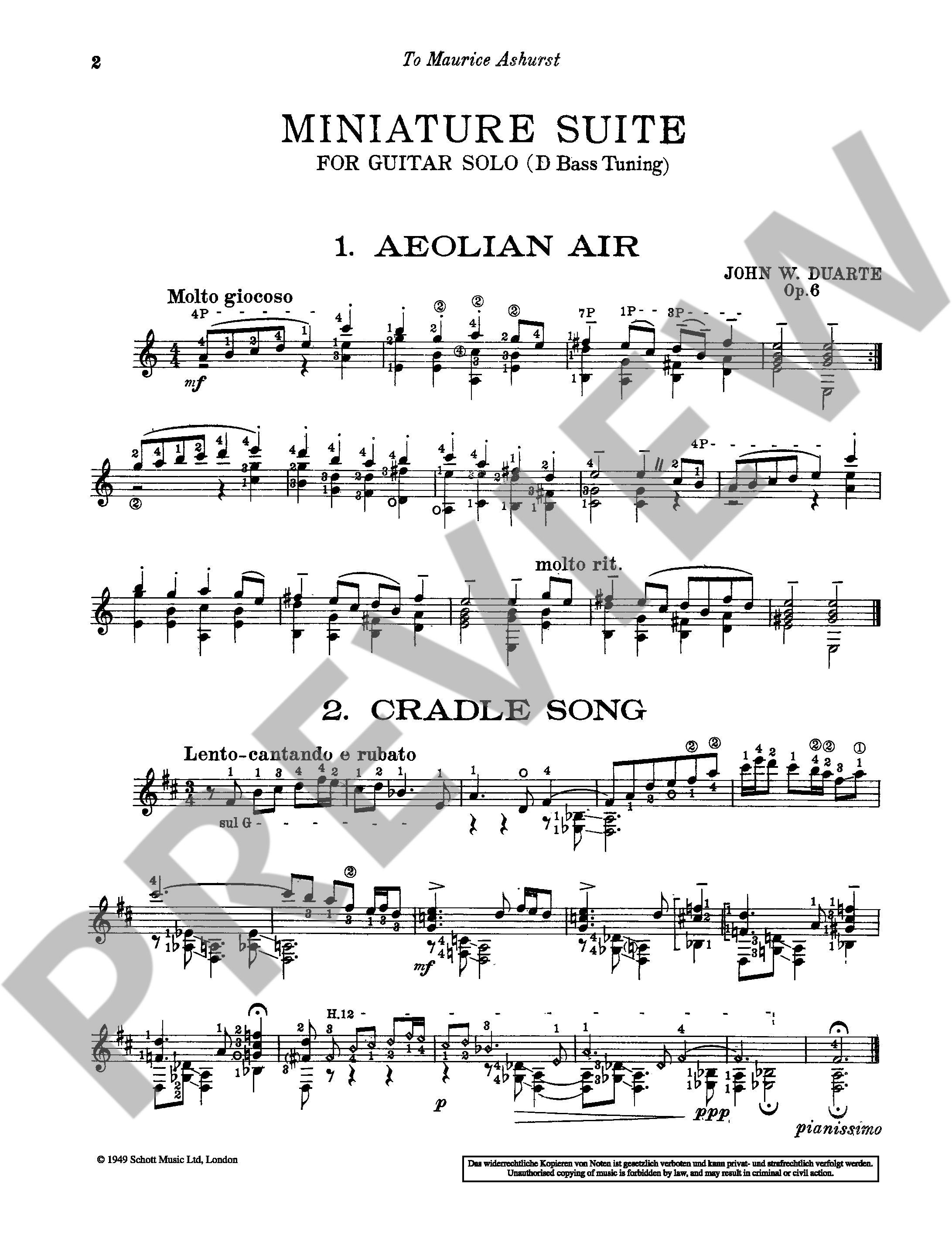 Anderes Coverbild Miniature Suite op. 6 