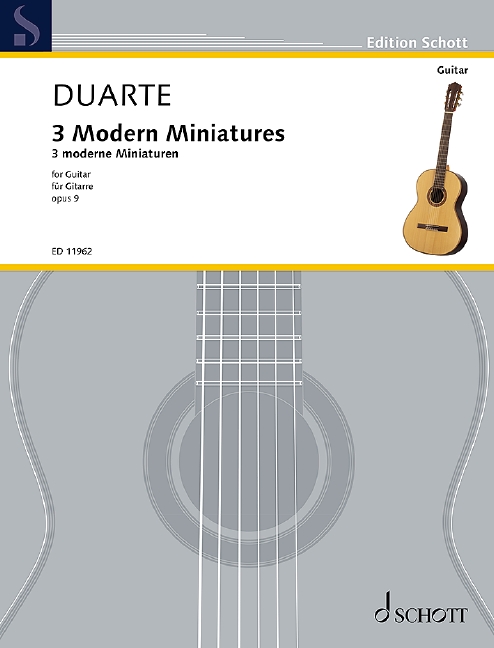 Vorderes Coverbild Three Modern Miniatures op. 9 