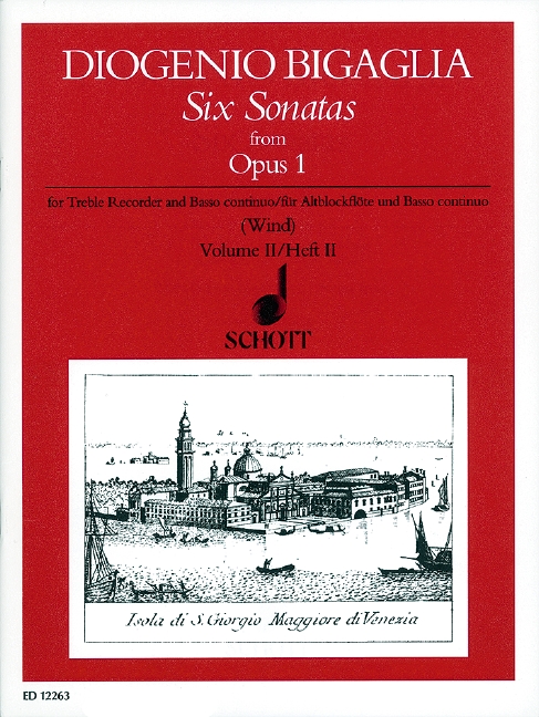 Vorderes Coverbild Six Sonatas op. 1 