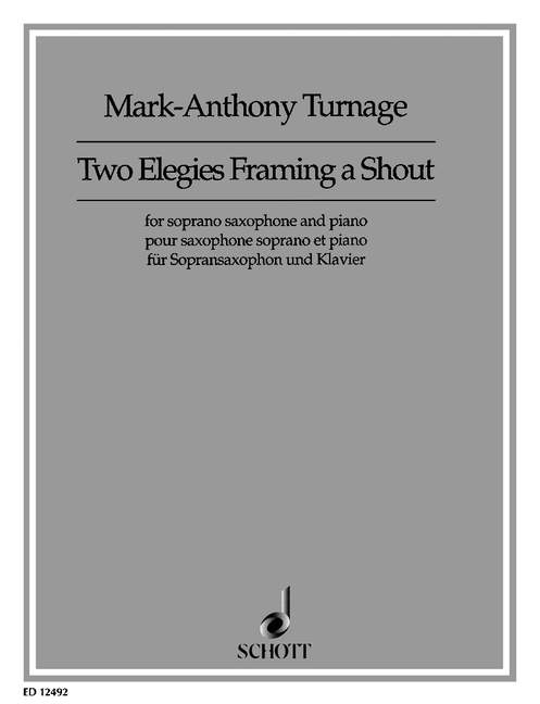 Vorderes Coverbild Two Elegies Framing a Shout 