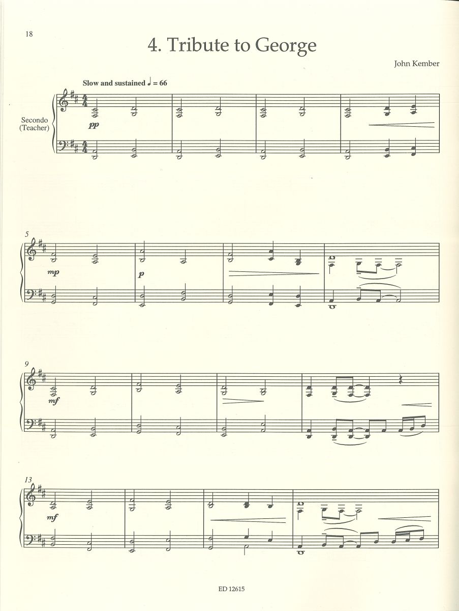 Anderes Coverbild 9 pieces for piano duet 