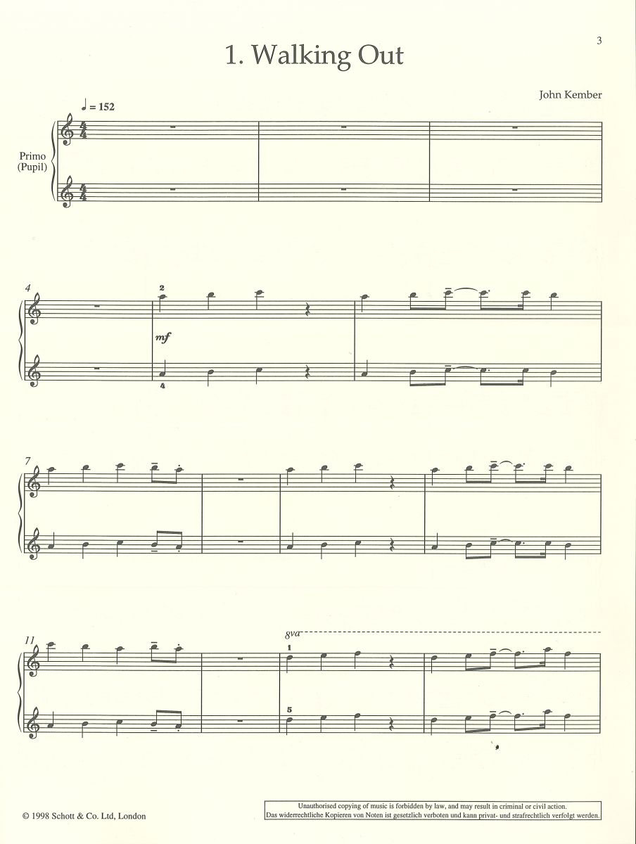 Anderes Coverbild 9 pieces for piano duet 