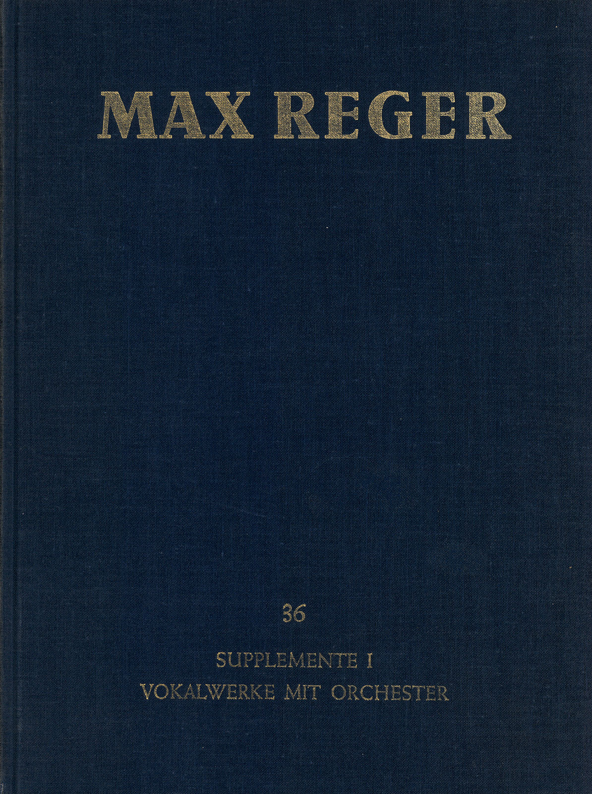 Vorderes Coverbild Gesamtausgabe Band 36 Suppl. 1
