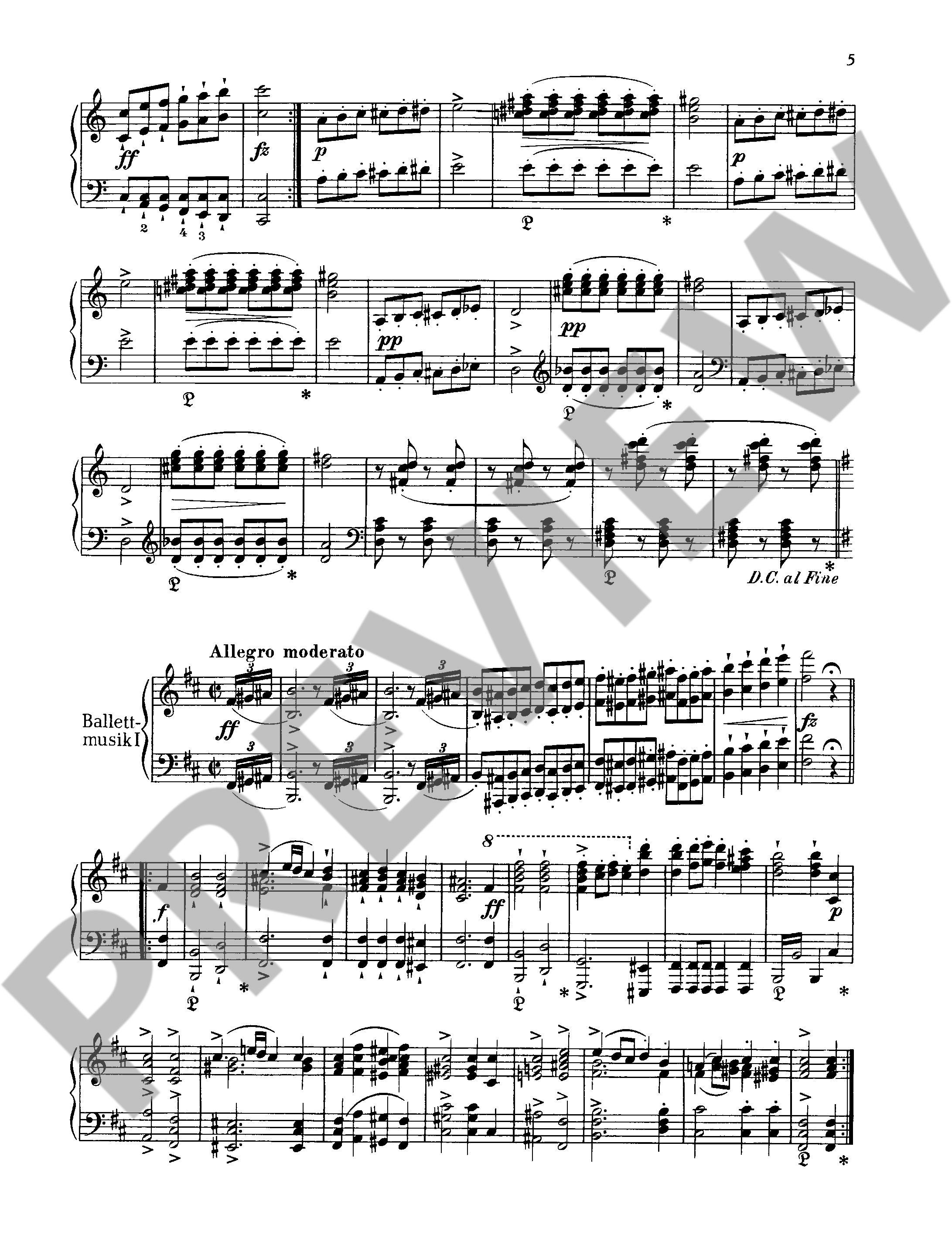 Anderes Coverbild Ballettmusik D-Dur op. 26 