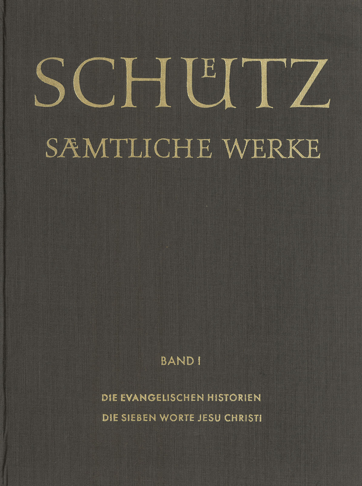 Vorderes Coverbild Sämtliche Werke, Band 1